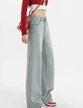 Tailored Embroidered Floor Standing Straight Leg Pants
