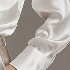 European And American Quality Embroidery Top Shirt Loose